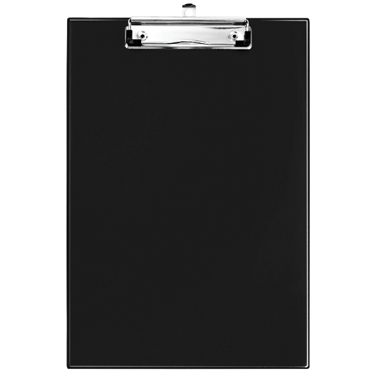 Picture of Clipboadrs: A4 PVC - Single Side PVC Black 10-Box