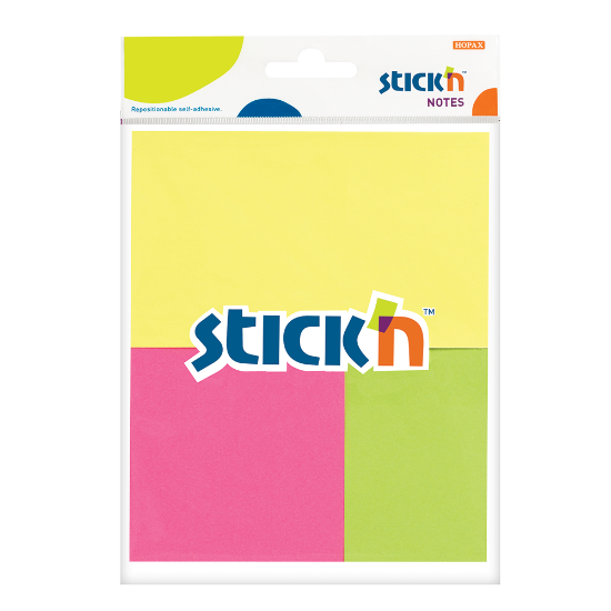 Picture of Adhesive Notes: 76mm X 76mm, 76mm x 127mm, 76mm x