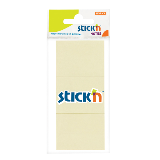 Picture of Adhesive Notes: 38mm X 50mm Pastel Yellow Each