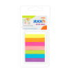 Picture of Adhesive Paper Index Tabs: 50mm X 10mm Neon 7 Colo