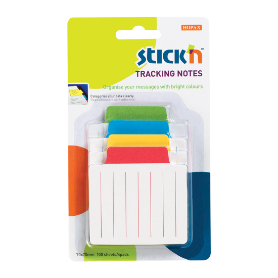 Picture of Adhesive Tracking Notes: 70mm X 70mm Frame Colours