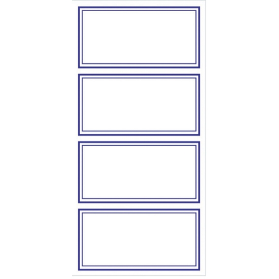 Picture of Blue Border Labels: Blue 24's 50-Box