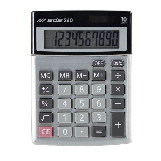 Picture of Calculator 10 Digit 138 x 103 x 31mm