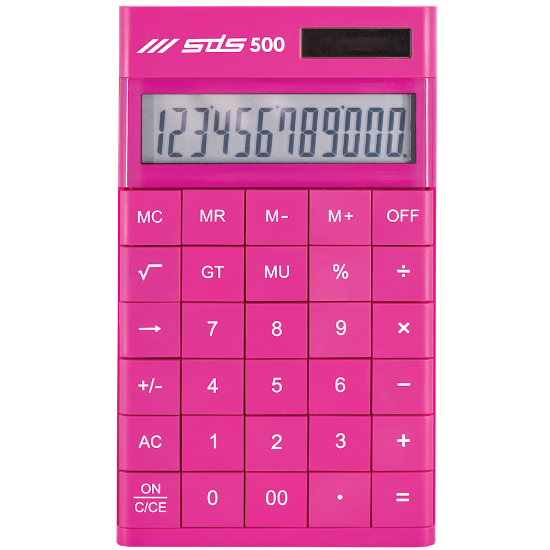 Picture of Calculator 12 Digit Pink