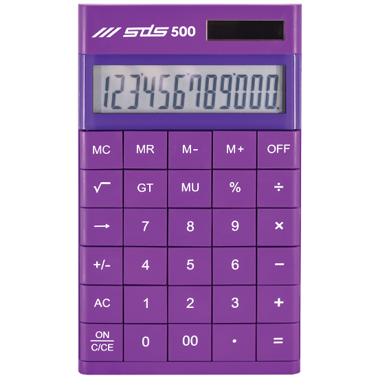 Picture of Calculator 12 Digit Purple