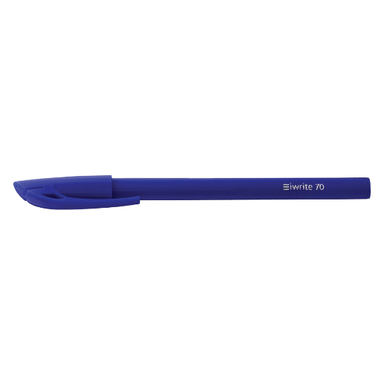 Picture of IWrite Solid Colour Barrel Blue Each