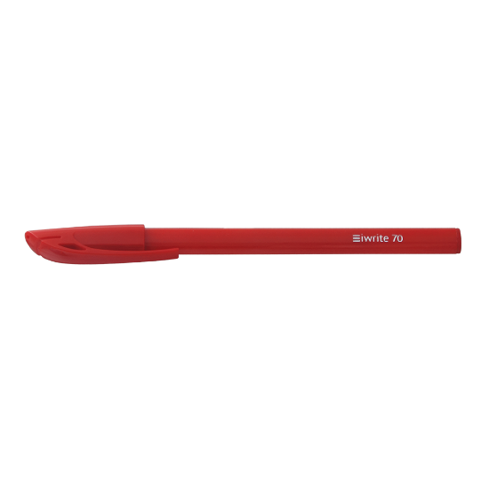 Picture of IWrite Solid Colour Barrel Red Each