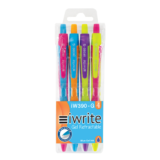 Picture of Iwrite Colourful Gel Retractable Pens Wallet 4