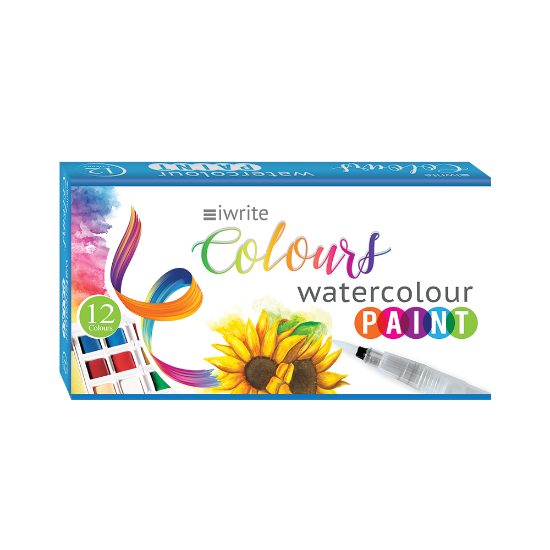 Picture of Iwrite Colours Watercolour Paints 12