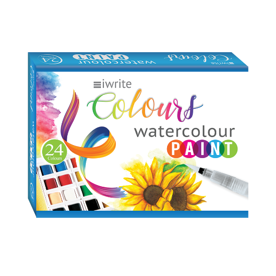 Picture of Iwrite Colours Watercolour Paints 24