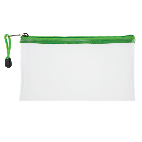 Picture of Pencil Bags: Transluscent Mesh 22cm With Green Zip