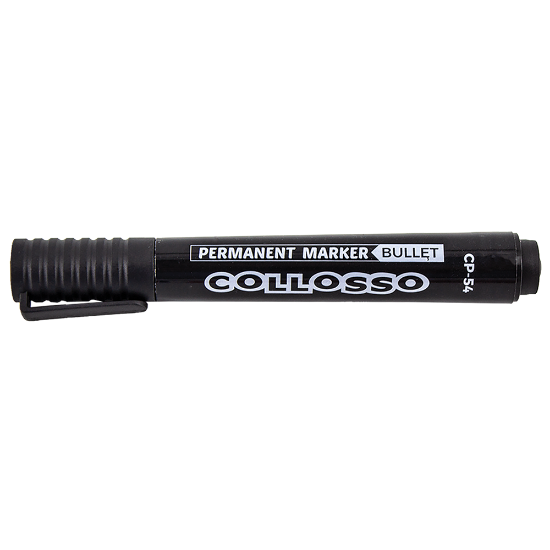 Picture of Collosso Permanent Marker Bullet Point Black Each