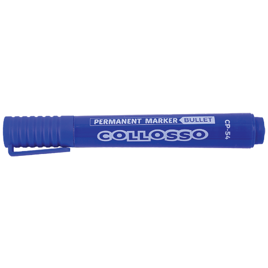 Picture of Collosso Permanent Marker Bullet Point Blue Each