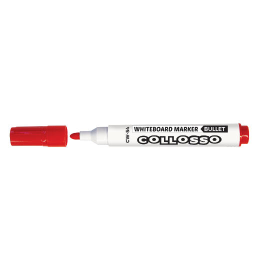 Picture of Collosso Whiteboard Markers Bullet Point Red Each