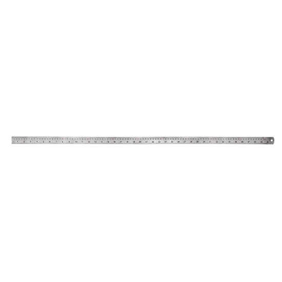 Picture of Ruler Steel: 100cm Silver