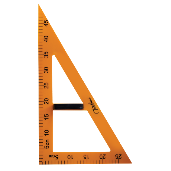 Picture of Chalkboard Equipment: 60 Degree Set Square White