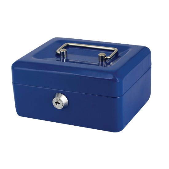 Picture of Cash Boxes: 6 Inch (150mm) Blue