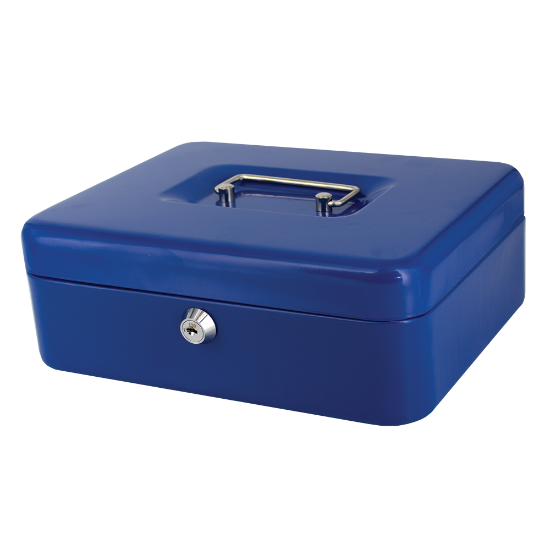 Picture of Cash Boxes: 10 Inch (250mm) Blue