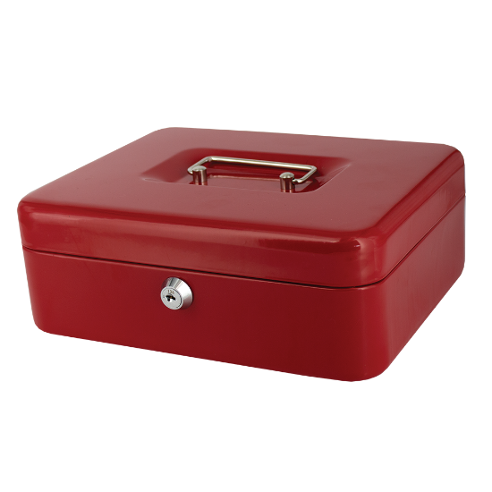 Picture of Cash Boxes: 10 Inch (250mm) Red