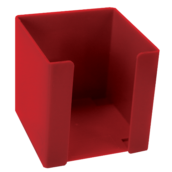 Picture of Cube Holders: 100 X 100mm Plastic Red