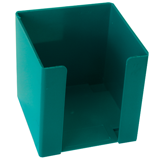 Picture of Cube Holders: 100 X 100mm Plastic Azure Blue