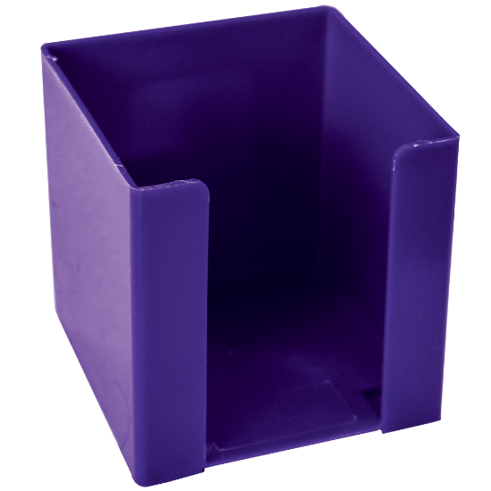 Picture of Cube Holders: 100 X 100mm Plastic Electric Purple