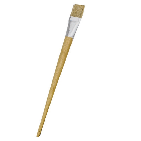 Picture of Paint Brushes: Size 12 Beige Long Handle Flat Synt