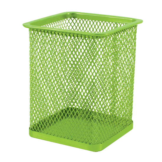 Picture of Wire Mesh Range Sqaure Pen Holder M105 Green