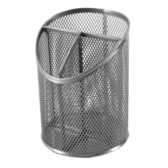 Picture of Wire Mesh Range Round Pen Holder M100 Silver