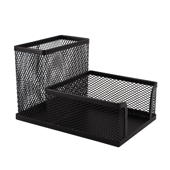 Picture of Wire Mesh Range Cube & Pen Holder M415 Black