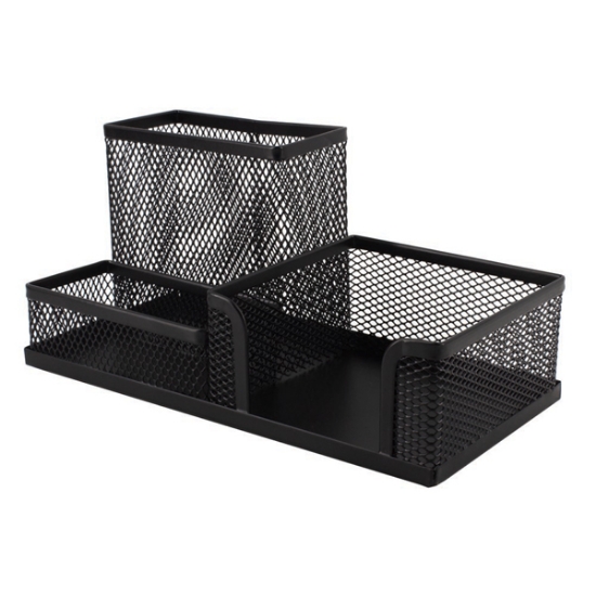 Picture of Wire Mesh Range Cube Clip & Pen Holder M420 Black