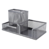 Picture of Wire Mesh Range Cube Clip & Pen Holder M420 Silver