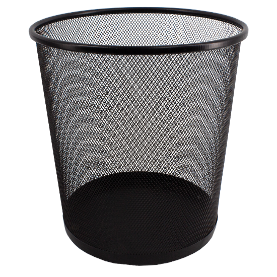 Picture of Wire Mesh Range Round Bin M900 - 12L Black