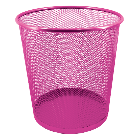 Picture of Wire Mesh Range Round Bin M900 - 12L Pink