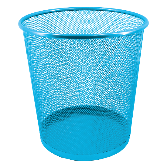 Picture of Wire Mesh Range Round Bin M900 - 12L Sky Blue