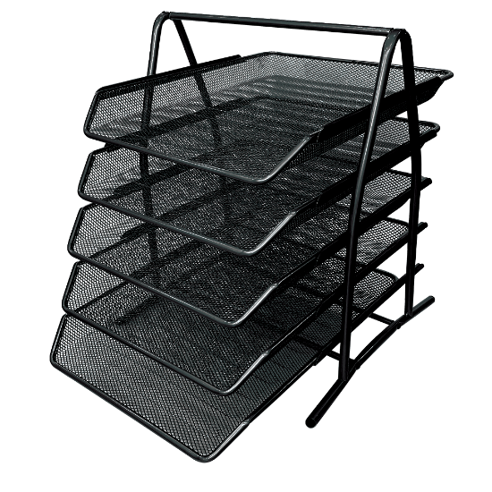 Picture of Wire Mesh Range Magazine Holder M755 5 Tier Black