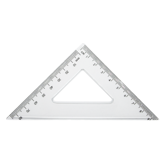 Picture of Technical Drawing Set Square 45 Degree