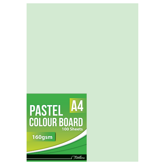 Picture of Project Board: A4 Pastel 100'S Green