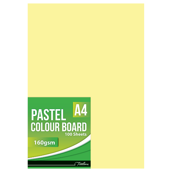 Picture of Project Board: A4 Pastel 100'S Yellow