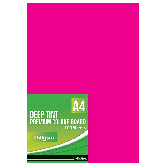 Picture of Project Board: A4 Deep Tint 100'S 160gsm Pink