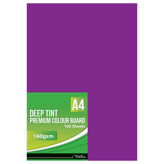 Picture of Project Board: A4 Deep Tint 100'S 160gsm Violet Ea