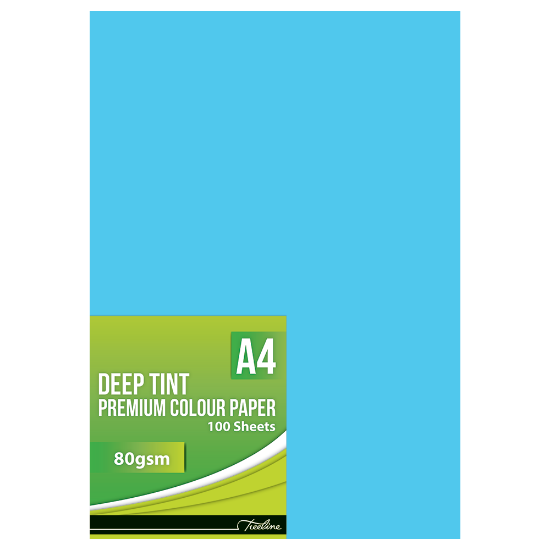 Picture of Premium Paper: A4'S Deep Tint 100'S Turquoise