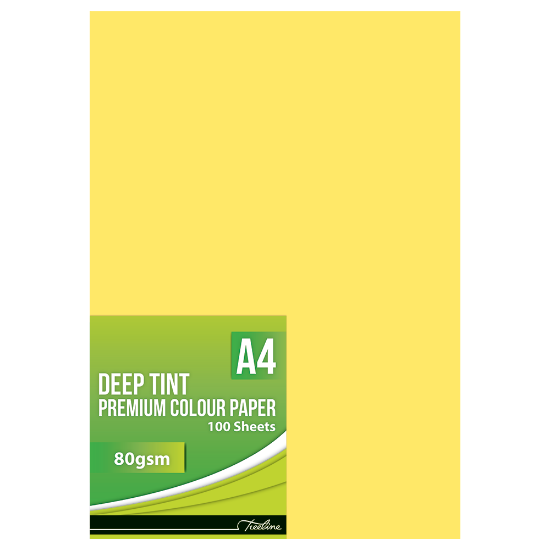 Picture of Premium Paper: A4'S Deep Tint 100'S Lemon