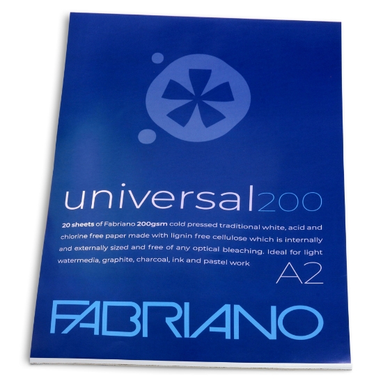 Picture of Prime Art Fabriano Universal Pad 200g 20 sheet A2