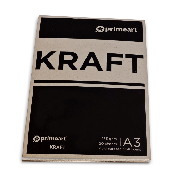 Picture of Prime Art A3 Kraft Pad 175g 20 sh