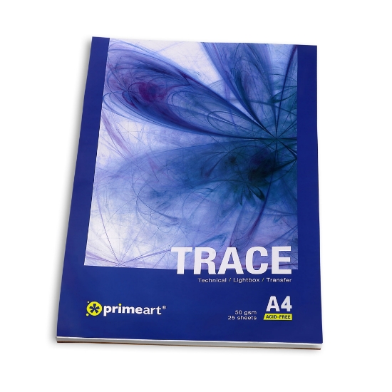 Picture of Prime Art Trace Pad A4 50g 25 sheets