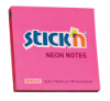 Picture of Adhesive Notes: 76mm X 76mm Neon Magenta Each