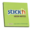 Picture of Adhesive Notes: 76mm X 76mm Neon Lime Each