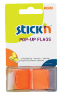 Picture of Adhesive Pop-Up Flags: 45mm X 25mm Neon Orange Eac