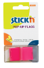 Picture of Adhesive Pop-Up Flags: 45mm X 25mm Neon Magenta Ea